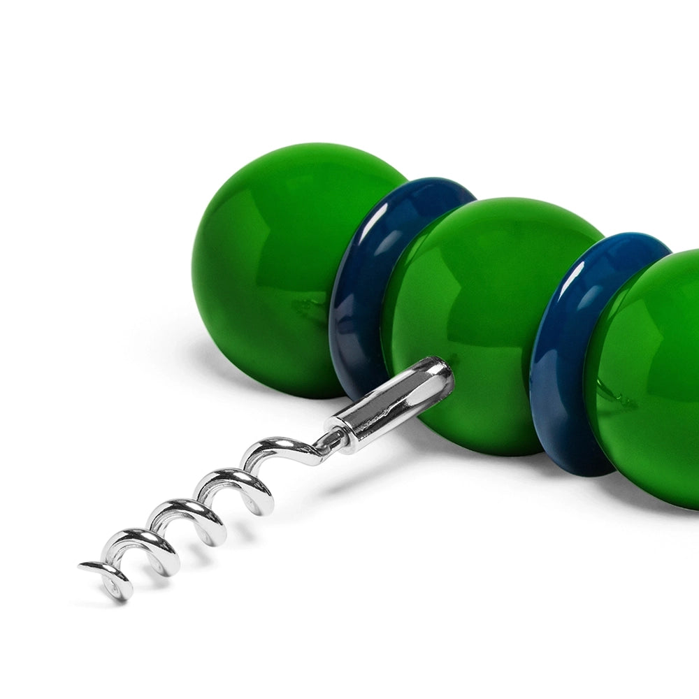 Bobbin Corkscrew Leaf Green & Navy