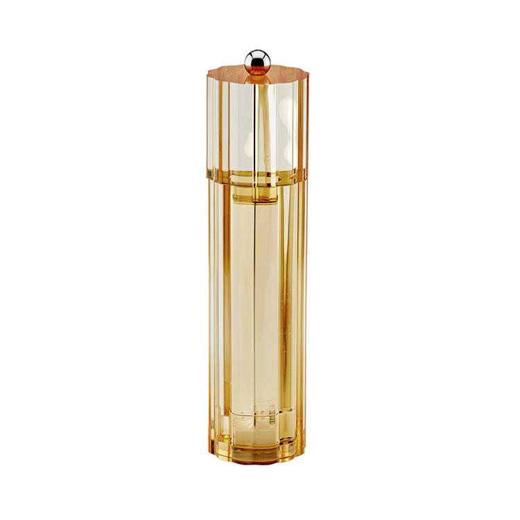 Amber Icy Flute Salt or Pepper Mill