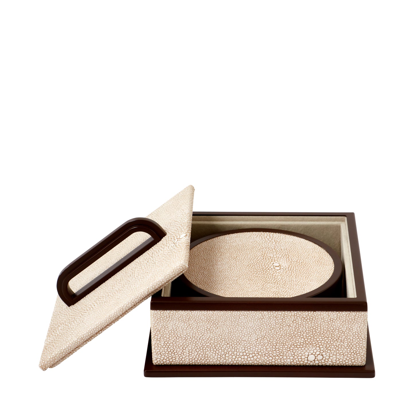 Ecru Coasters - Set of 4