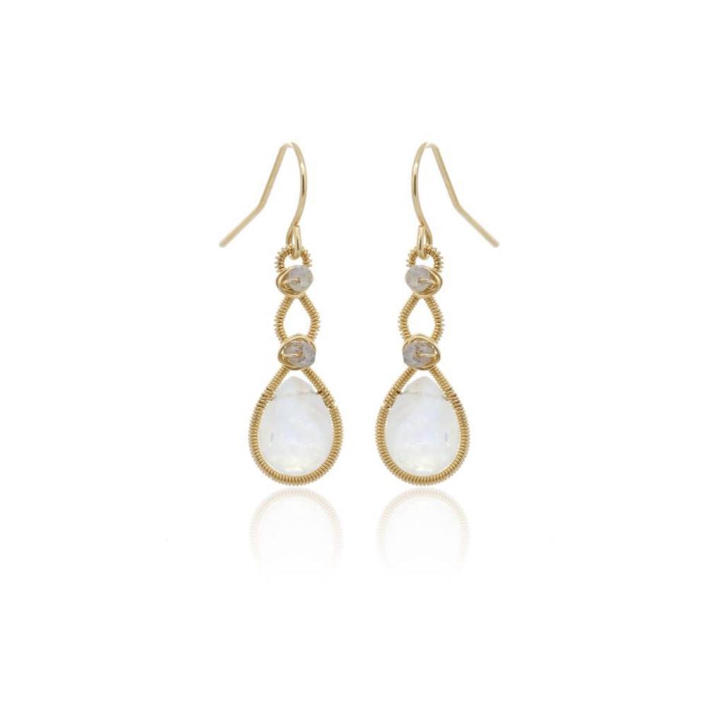 Labradorite Drop Earrings - Jewellery - Addison Ross