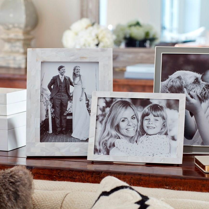 Pave White Frame