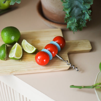 Bobbin Corkscrew Orange & Chambray