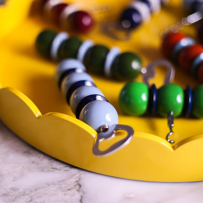 Pale Denim & Navy Bobbin Bottle Opener