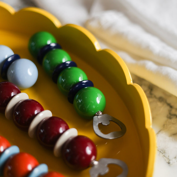 Cherry and Cappuccino Bobbin Bottle Opener