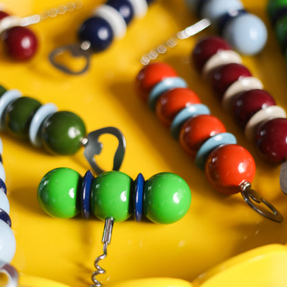 Orange & Chambray Bobbin Bottle Opener