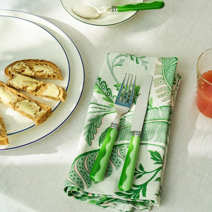 Wave Cutlery - Leaf & Apple Green (16‑Piece Set)
