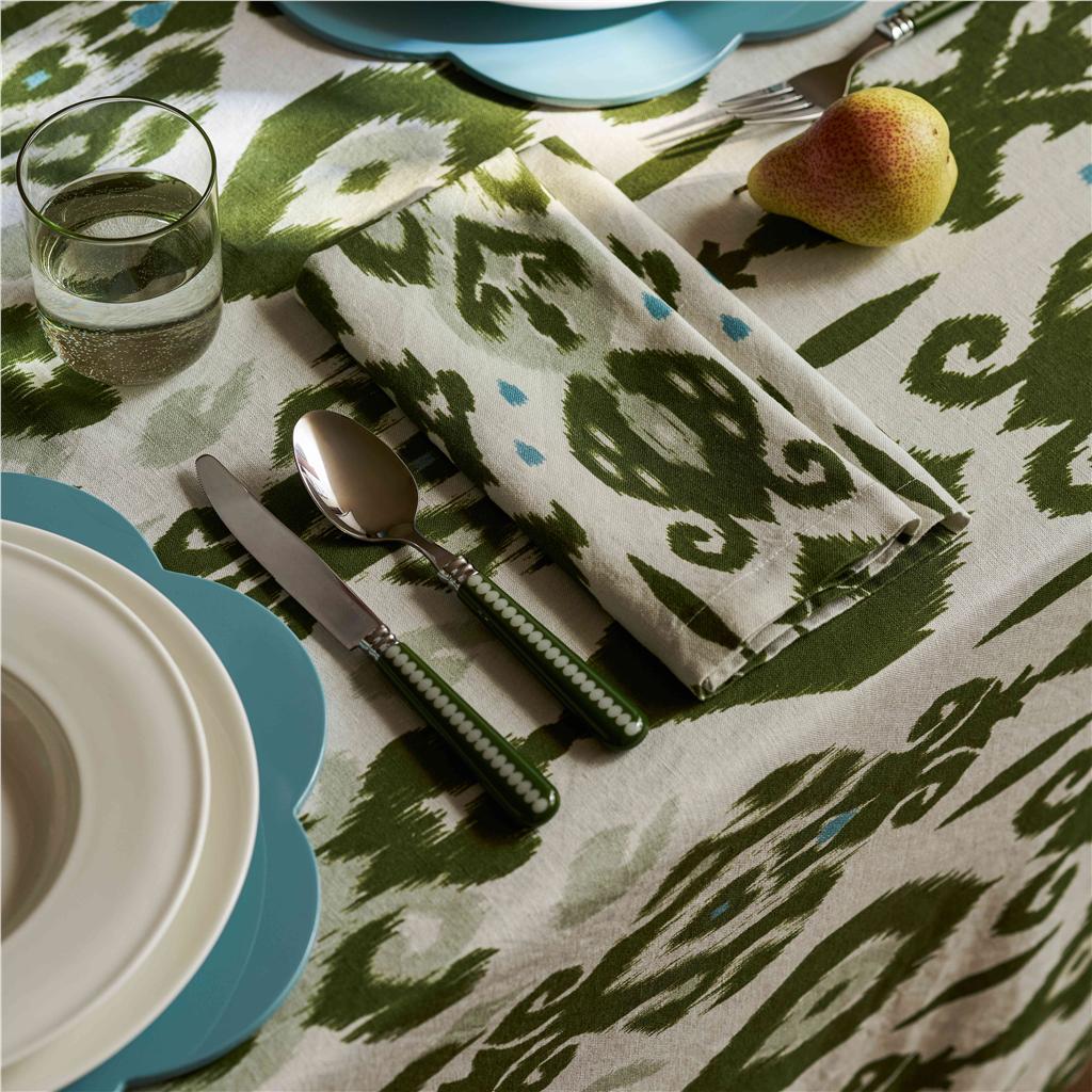 Ikat Khaki Napkins - Set of 4