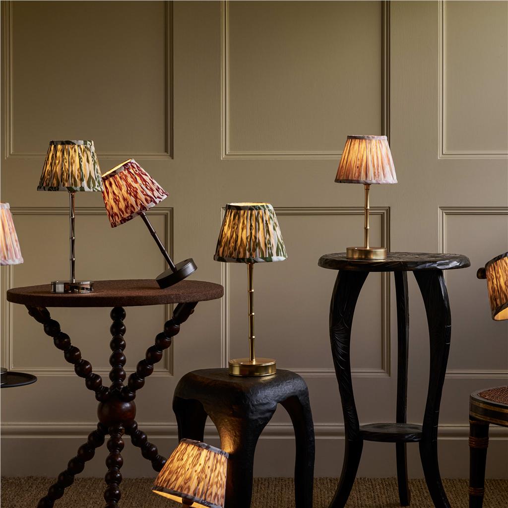 Ikat Empire Cherry & Cappuccino Lampshade - 16cm