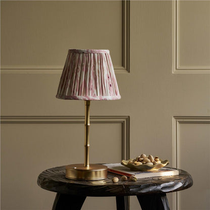 Ikat Empire Mauve & Cappuccino Lampshade - 16cm