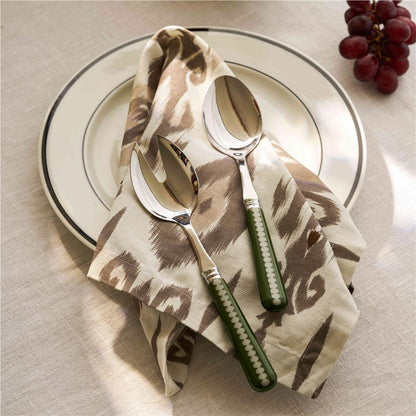 Khaki & Sage Bobbin Salad Servers - 2-Piece Set