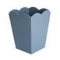 Chambray Blue Lacquered Scallop Bin – Limited Edition