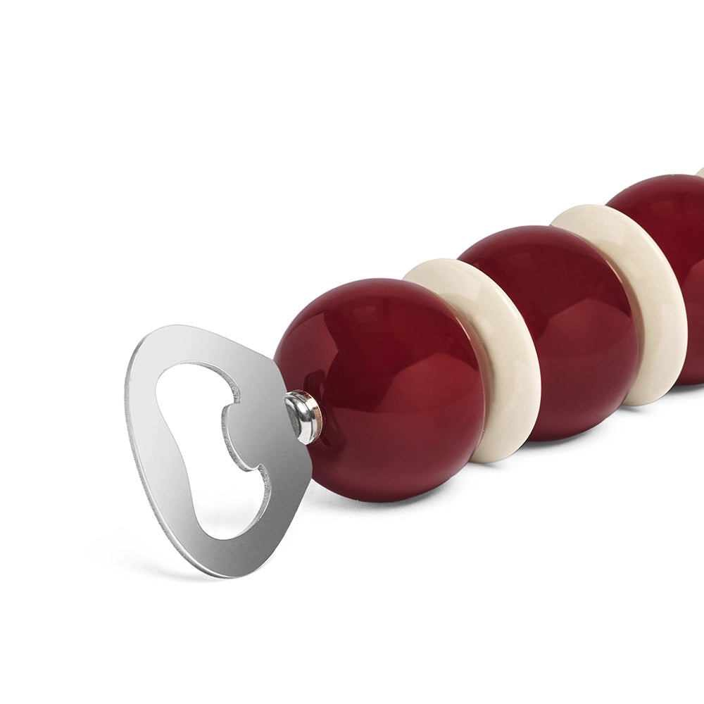 Cherry and Cappuccino Bobbin Bottle Opener