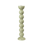 Extra Tall Sage Bobbin Candlestick - 33cm