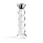 Icy Bobbin Candlestick Clear 23cm