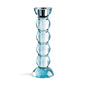 Icy Bobbin Candlestick Blue 23cm