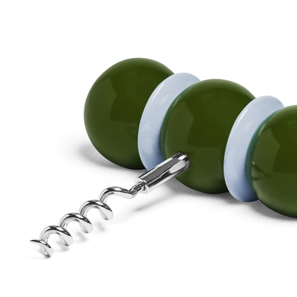 Bobbin Corkscrew Khaki Green & Pale Denim