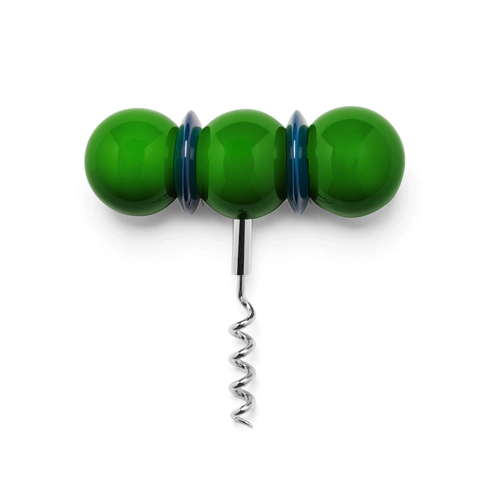 Bobbin Corkscrew Leaf Green & Navy