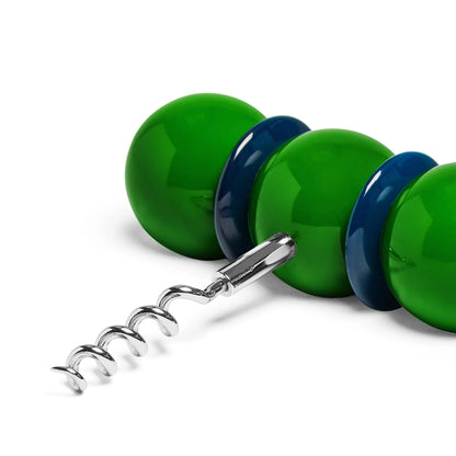 Bobbin Corkscrew Leaf Green & Navy