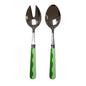 Wave Salad Servers - Leaf & Apple Green (2‑Piece Set)