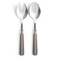 Mink & Cappuccino Bobbin Salad Servers - 2-Piece Set