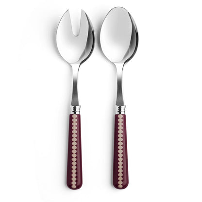 Cherry & Cappuccino Bobbin Salad Servers - 2-Piece Set