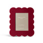Cherry Scalloped Lacquer Photo Frame
