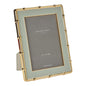 Sage & Gold Bamboo Enamel Photo Frame