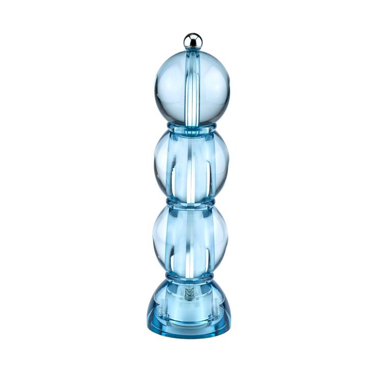 Blue Icy Bobbin Salt or Pepper Mill
