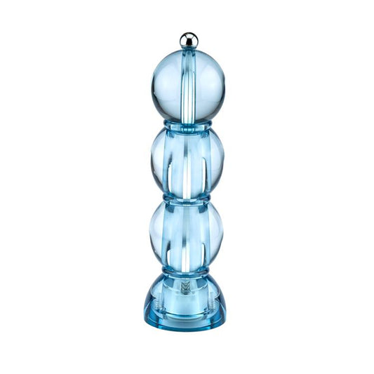 Blue Icy Bobbin Salt or Pepper Mill