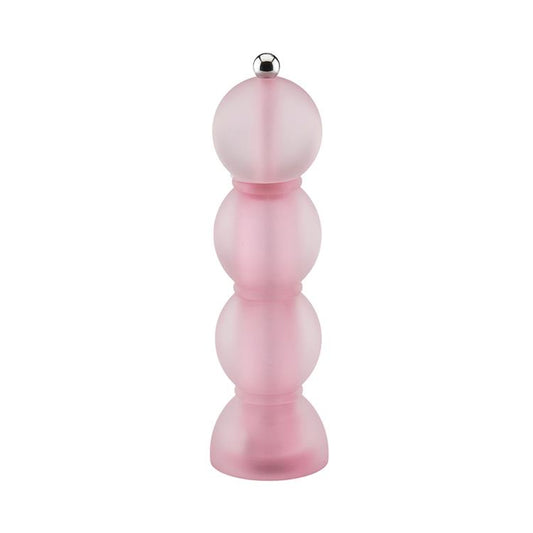 Pink Frosty Bobbin Salt or Pepper Mill