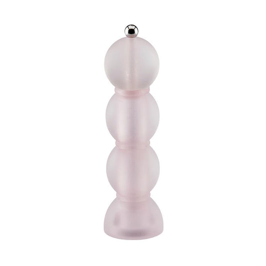 Pale Pink Frosty Bobbin Salt or Pepper Mill