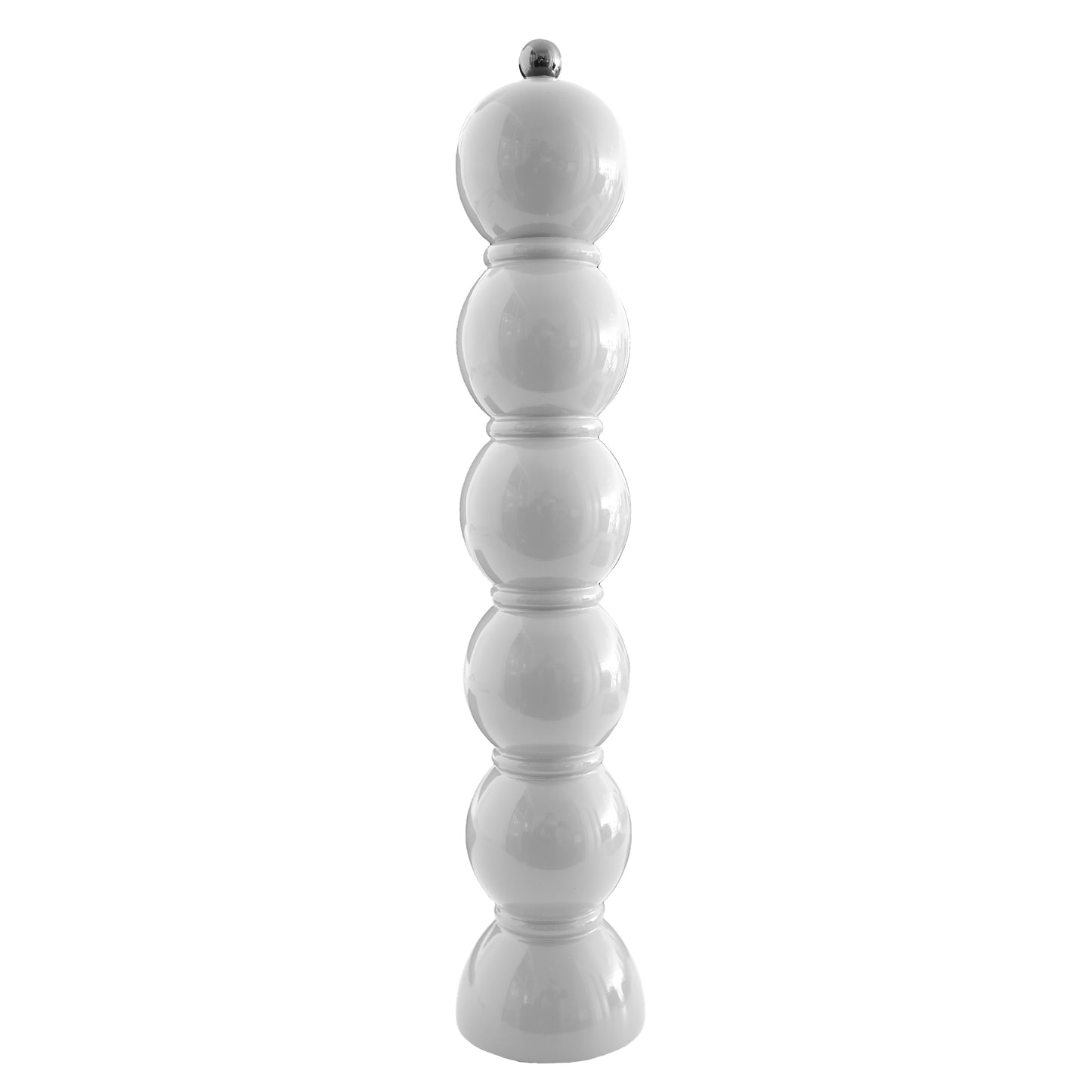 White Lacquer Grande Salt or Pepper Mill