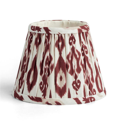 Ikat Empire Cherry & Cappuccino Lampshade - 16cm