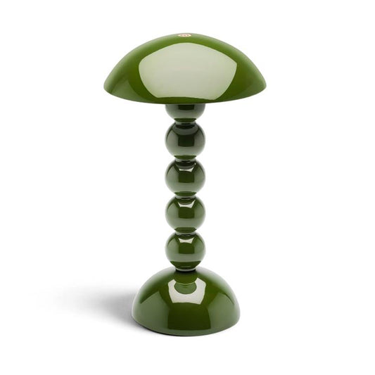 Khaki Lacquer Rechargeable Bobbin LED Lamp
