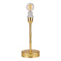 Bamboo Lamp Base Gold 25cm
