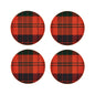 Ross Tartan Coasters- Set of 4