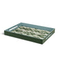 Ikat Medium Khaki & Chambray Two-Tone Tray