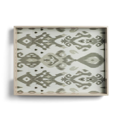 Ikat Medium Mink & Cappuccino Two-Tone Tray