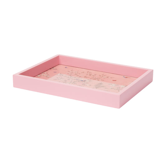 Chinoiserie Small Tray Pink