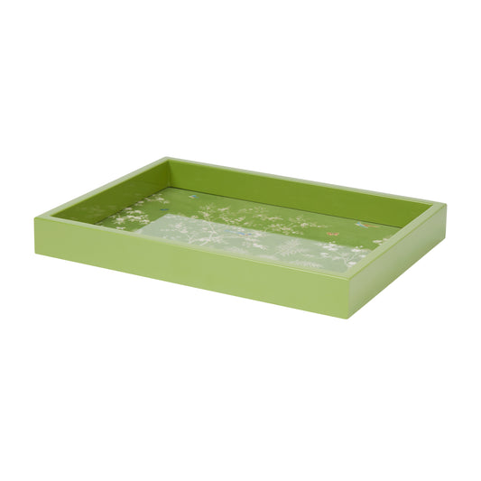 Chinoiserie Small Tray Green