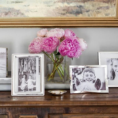 Silver Plated Twist Photo Frame