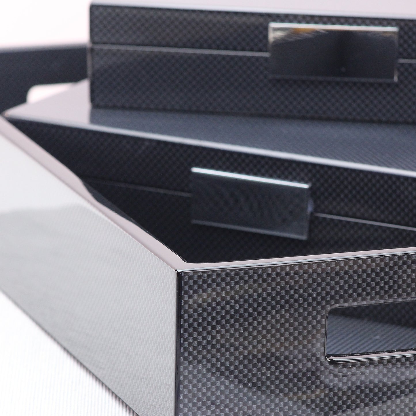 Carbon Fibre Medium Lacquered Serving Tray