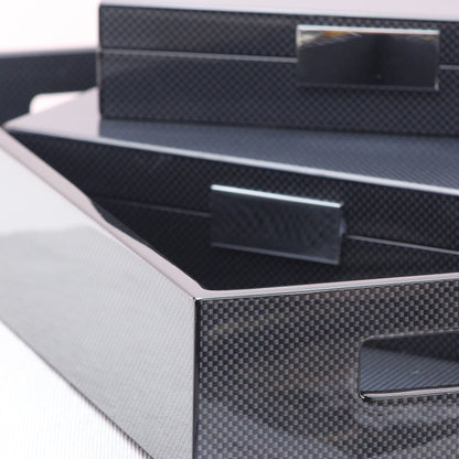 Carbon Fibre Medium Lacquered Serving Tray