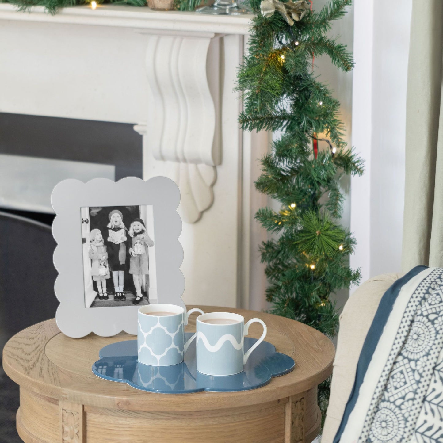 Denim Lacquer Placemats – Set of 4
