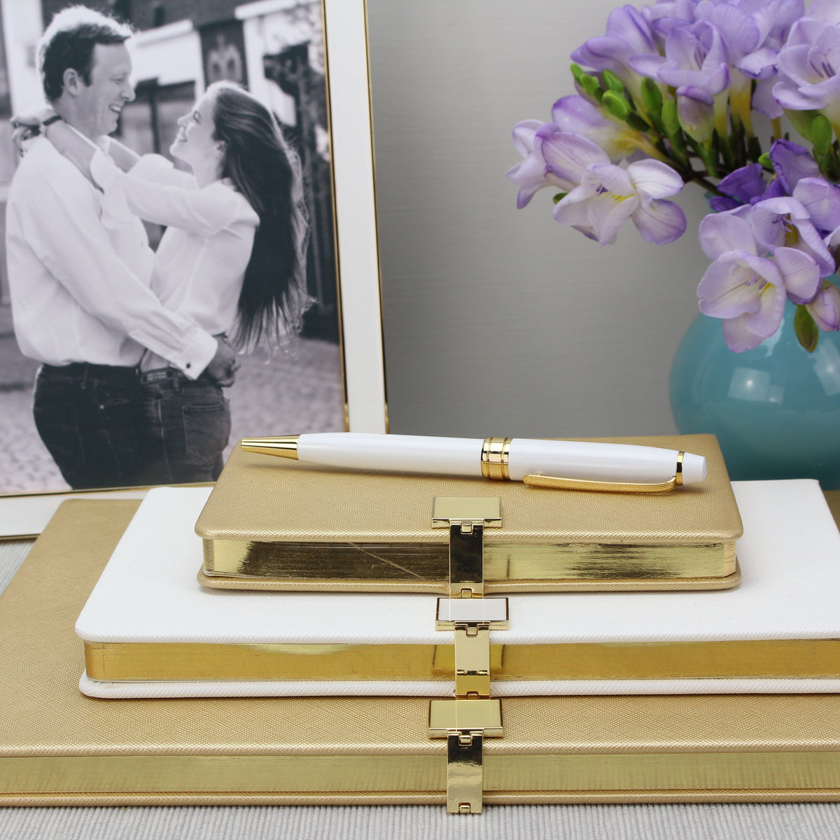 Ross Note Book Gold & Gold A5 Notebook – Addison Ross Trade USA