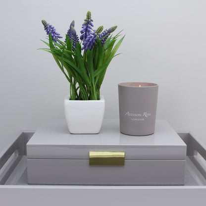 Large Chiffon Lacquer Box With Gold