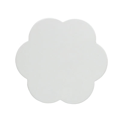 White Scallop Coasters – Set of 4